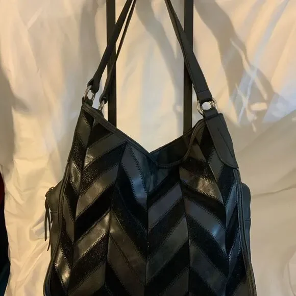 The Sak Salinas Triple Compartment Hobo by The Sak Collective Black